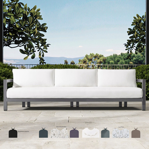 HangKai – ensemble <span class=keywords><strong>de</strong></span> canapés d'extérieur <span class=keywords><strong>de</strong></span> marque OEM/ODM, meubles <span class=keywords><strong>de</strong></span> Patio à cadre métallique, canapé <span class=keywords><strong>de</strong></span> <span class=keywords><strong>jardin</strong></span> trois <span class=keywords><strong>personnes</strong></span> avec coussin <span class=keywords><strong>de</strong></span> siège étanche - Product Image 5