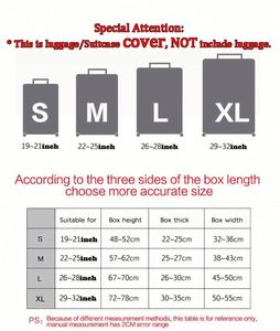 Travel Protective Branded Washable <b>Suitcase</b> Custom Luggage Cover - Product Image 2