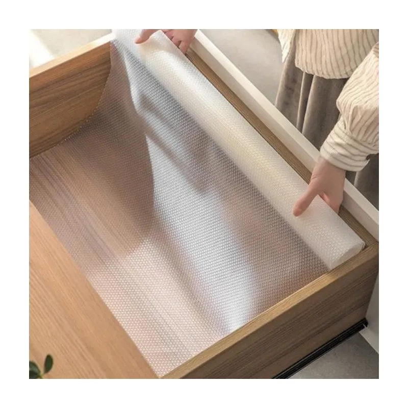 Tapis de tiroir de cuisine en mousse EVA Non adhésive, revêtements d'étagère de réfrigérateur avec tapis de Table de réfrigérateur imperméables et durables
