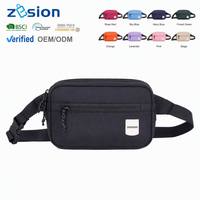 Sac banane personnalisé, sac à bandoulière, sac de taille en nylon avec logo personnalisé, vente en gros, fabricant OEM, étanche, pour voyage
