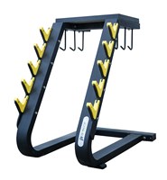 Venta al por mayor S838 equipo de gimnasio Barbell Set Rack Plate Storage Rack y Barbell Plate Rack accesorios de gimnasio