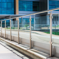 DF 304 coin réglable pour balcon verre pince en acier inoxydable garde-corps carré pilier fente tuyau connecteur singapour