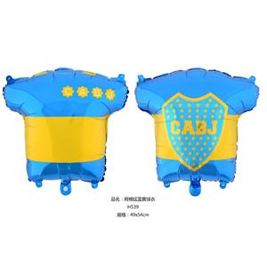 Globo de Aluminio con Forma de Camiseta de Fútbol, Globo con Diseño de Camiseta de Fútbol, Globo para Fiestas Temáticas Deportivas y Partidos de la Copa de Europa - Product Image 6