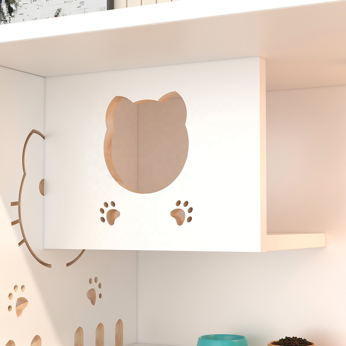 wooden aluminium pet house