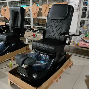 Beauty Salon High Back Throne White Luxury Manicure Pedicure Bench Chair Salon Equipment and Furniture