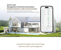 Compteur Électrique Deye Triphasé avec Communication Sans Fil CT SUN-SMART-CT01 pour Énergie Solaire Photovoltaïque