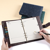 A6 A5 Macaron PU Cuir 6 anneaux Classeur Cahier à Spirale Agenda Planificateur Organisateur Papeterie