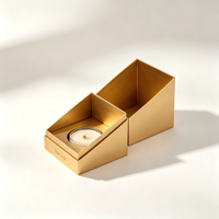Coffret Cadeau Luxe à Couvercle Rabattable pour Bougie en Gros Boîte en Papier Rigide avec Insert Mousse EVA pour Emballage