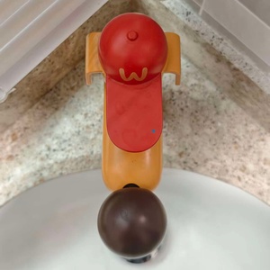 Robinet de lavabo en acier inoxydable en forme de chien de dessin animé, design animal pour enfants, pour crèches et usage domestique, vente en gros - Product Image 4