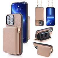 Minibook 2026 Étui de téléphone de haute qualité en cuir PU avec étui de téléphone en cuir personnalisé pour iPhone 15 17 18 Pro Max