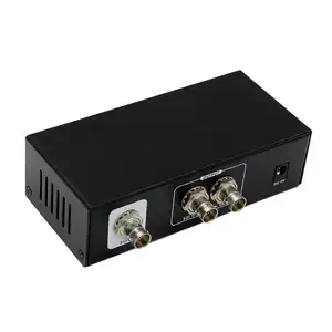 TESmart 1 Source To 2 Displays 1x2 SDI Splitter 2 Ports Distribution Amplifier 2 Port SDI Divisor