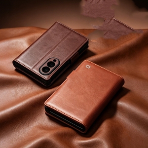 Étui de protection intégral antichoc en cuir véritable fait main avec portefeuille magnétique pour Samsung Z Fold 8 - Product Image 2