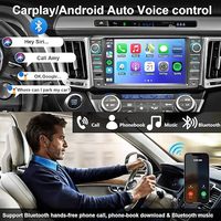 Autoradio tactile 8 pouces pour Toyota RAV4 2013-2018 avec Apple CarPlay sans fil, Android Auto, GPS, bouton de volume, caméra JBL OEM, commande au volant