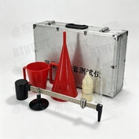 Mud Testing 3-Piece Kit (Mud Balance, Marsh Funnel, Sand Content) with Portable Case - API Standard Drilling Fluid Test Set