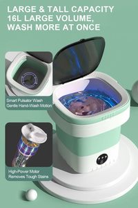 Foldable Washer and Dryer Combo Wash Pant Underwear Small Laundry Folding Portable <b>Mini</b> <b>Washing</b> <b>Machine</b> with Dryer Price - Product Image 3