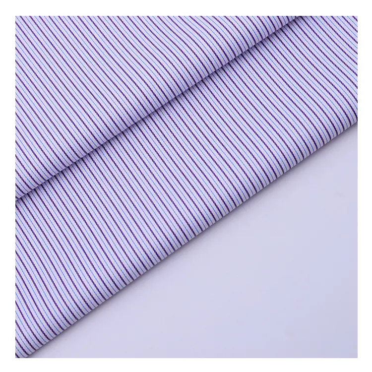 China Wholesale Online Ready Stock Shirt Fabric Printing Men's Shirt Fabric For Men Shirting Polyester Cotton Printed Fabric