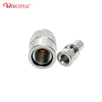 Connecteur coaxial RF PL259 mâle à visser, double usage, pour câbles coaxiaux RG58, RG213, RG142, LMR400, fiche UHF, antenne radio CB