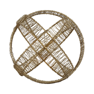 Ornamento in metallo intrecciato, sfera decorativa, scultura per la casa, l'ufficio, il bagno, elemento decorativo per interni. - Product Image 4