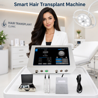 Follicare MFUE-E350 Machine intelligente de transplantation capillaire FUE multiphase avec système de comptage automatique intelligent, batterie rechargeable, tête US
