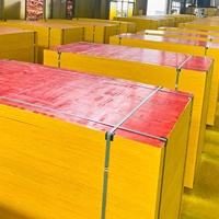 Offre Spéciale : Panneau de Contreplaqué Filmé Double Face à Bords Rouges de 12 mm pour la Construction – Fabricant de Contreplaqué