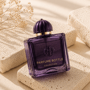 Premium Retro <b>Empty</b> Fragrance Glass Bottle Pump Sprayer Gold Stamped Pumpkin Dome Custom Color Thick Base Vessel Luxury <b>Gift</b> <b>Box</b> - Product Image 5