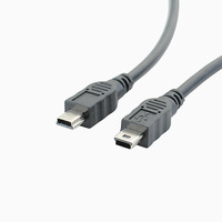 Cansay-cable de carga de datos para cámara, Mini USB de 5 pines macho a Mini USB, para MP3, GPS