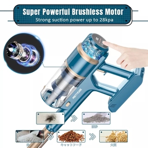 <span class=keywords><strong>PRETTYCARE</strong></span> P2 BLDC210W Amazo n Venta superior Aspirador de coche portátil de mano inalámbrico Limpiador de piso de alta presión inalámbrico - Product Image 4