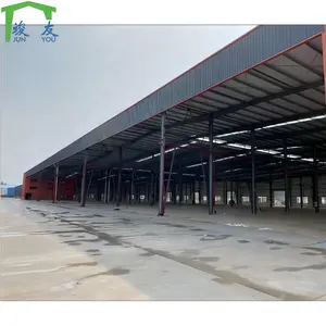 Новый недорогой большой стальной конструкции, промышленный металлический строительный склад, сборный заводской склад