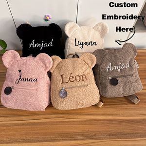 Zaino Peluche <span class=keywords><strong>Orsetto</strong></span> Carino Qetesh, <span class=keywords><strong>Borsa</strong></span> Morbida per Bambini, Mini <span class=keywords><strong>Borsa</strong></span> con Logo Personalizzato, <span class=keywords><strong>Borsa</strong></span> Cartoon per Bambini - Product Image 2