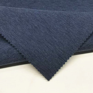 ผ้าถักอินเตอร์ล็อคยืดได้ หนา 330 แกรม ผลิตจากผ้าฝ้าย 55% โพลีเอสเตอร์ <span class=keywords><strong>39</strong></span>% และอีลาสเทน 6% ย้อมสีพื้น สำหรับตัดเย็บเสื้อสูทเด็กผู้ชาย - Product Image 4