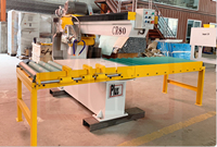 Machine de découpe transversale de pierre à haute efficacité CR65, machine de découpe simple pour granit et marbre