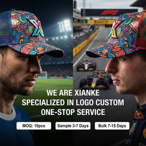 Casquette de camionneur X&K personnalisée à profil profond, en mousse, avec logo personnalisé imprimé en 3D en relief, performance hip-hop, vente en gros - Product Image 4