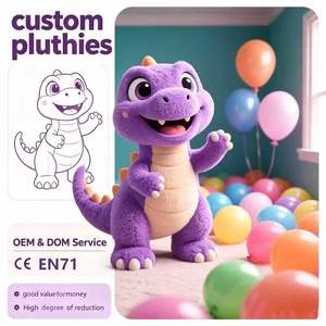 Meilleures ventes : Jouet dinosaure violet, Service d'approvisionnement unique, Figurines <span class=keywords><strong>de</strong></span> dinosaures, Peluches dinosaures très demandées, CE CPC - Product Image 1
