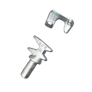 Verrou de porte de remorque en acier zingué, tige de verrouillage de porte de conteneur pour tuyau de 34 mm de diamètre extérieur - Product Image 5