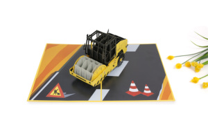 Artesanía 3D Pop Up Tarjeta de felicitación de papel Diseño de festival para Celebración de vacaciones, regalo de cumpleaños - Product Image 5