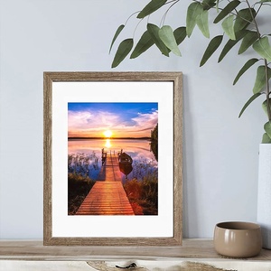 Bán buôn A4 màu đen hình ảnh bằng gỗ khung Wall Mount bảng đứng vật liệu gỗ giấy chứng nhận khung ảnh - Product Image 3