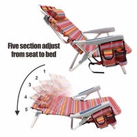 Chaise pliable en plastique Oxford ultralégère, haute qualité, pour l'extérieur ou le Camping