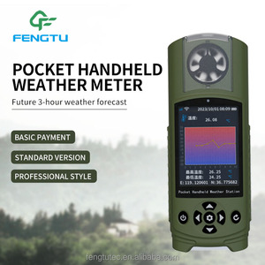 Pocket cầm tay di động kỹ thuật số Trạm thời tiết nhiệt kế không dây ẩm kế ngoài trời nhiệt độ độ ẩm màn hình phong vũ biểu - Product Image 4
