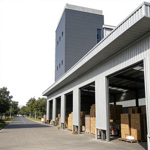 โกดังสำเร็จรูปโครงสร้างเหล็กสำหรับใช้งานเชิงพาณิชย์  รับน้ำหนักได้มาก  พร้อมใช้งานทันที เหมาะสำหรับคลังสินค้า อพาร์ทเมนท์ และโรงพยาบาล - Product Image 1