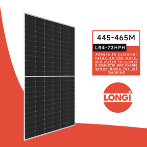 Panel solar Longi 445-465M proveedores solares ventas PV Half Cell House panel solar precio mejores paneles solares del mundo - Product Image 2