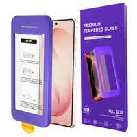 Kit d'application anti-poussière facile à installer, film protecteur d'écran anti-explosion 9H pour Samsung Galaxy S26 Plus Ultra