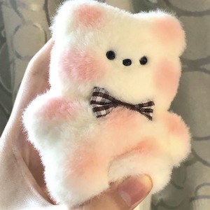 Super Lindo Mini Oso Conejo de Peluche de 8CM, Figura de Anime Kawaii, Llavero Colgante Suave para <span class=keywords><strong>Bolsos</strong></span>, Accesorio, Regalo - Product Image 2