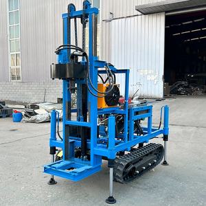 高品質ミニ水井戸掘削機、泥水ポンプ付き、操作簡単、150m浅井戸掘削、200mm径、家庭用コア - Product Image 3