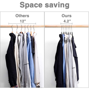 Wholesale Durable Black Anti-slip Dress Clothes <strong>Velvet</strong> Fabric Coat <strong>Hanger</strong> For Closet