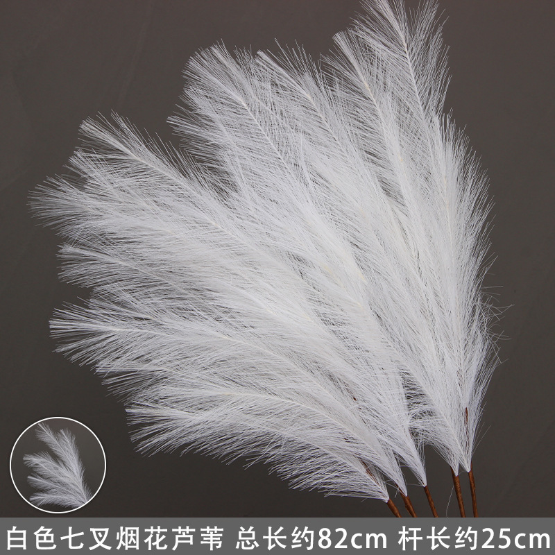 White 7-pronged firework reed stick