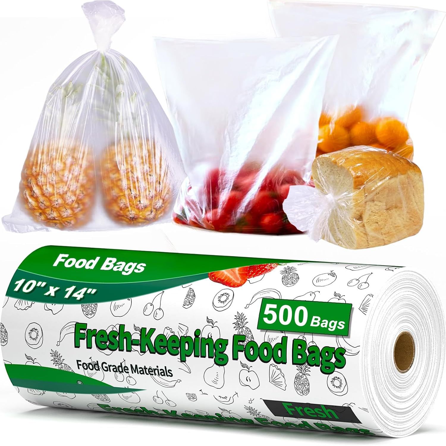 10 X 14 500 Bags  1 Rolls