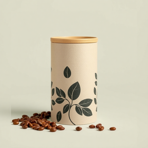Tube en papier kraft écologique recyclable personnalisé pour le thé, les grains de café, les fleurs, l'emballage de cartons, tube en papier - Product Image 1
