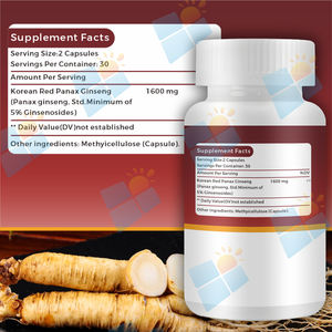OEM/ODM/OBM Koreaanse rode Panax <span class=keywords><strong>Ginseng</strong></span> capsules met Ashwagandha, bieten, groene thee-extract en Maca supplementen, energie capsules - Product Image 4