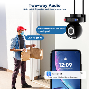 5MP trong nhà/ngoài trời giám sát nhà mini không dây Wifi PTZ <span class=keywords><strong>camera</strong></span> 360 độ hình cầu <span class=keywords><strong>IP</strong></span> 1080P <span class=keywords><strong>CCD</strong></span> 4G NVR báo động 1080P Mini - Product Image 6