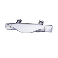 Ensemble de robinetterie de douche thermostatique double Vimijia en cuivre pur fileté, portable, pour usage domestique, incluant baignoires et douches